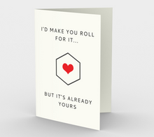 Load image into Gallery viewer, Romantic Card for Nerds D&amp;D