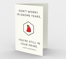 Load image into Gallery viewer, Happy Birthday Card - Nerdy Gnomes