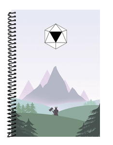 RoverBook the 5e Notebook - Mountain Cover